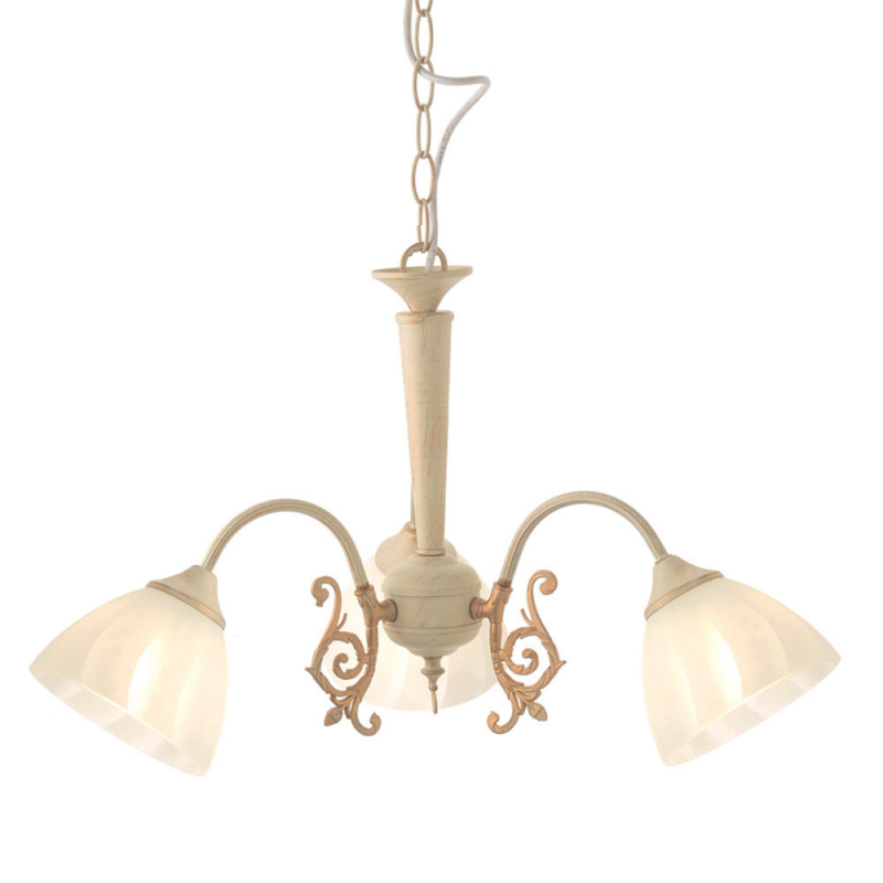 Φωτιστικό Οροφής Τρίφωτο Aca Perone DL8163 Ecru