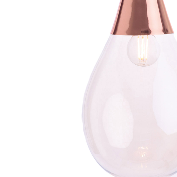 Φωτιστικό Οροφής Μονόφωτο Aca Atena OD53421CP Copper