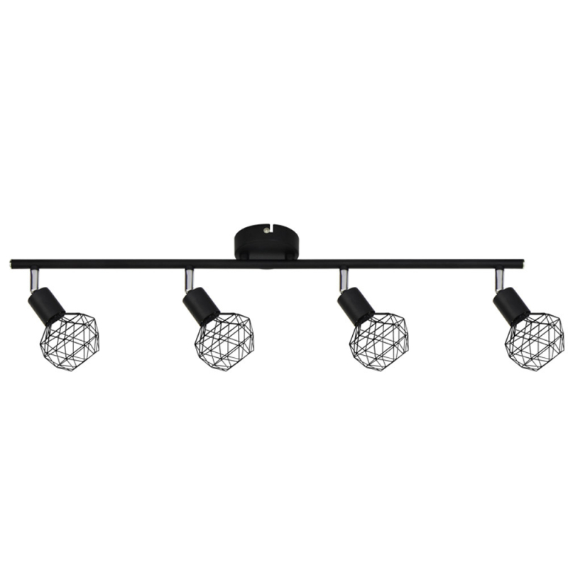 Φωτιστικό Οροφής Πολύφωτο Aca Aladdin MC15614B Black