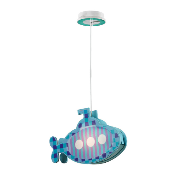 Παιδικό Φωτιστικό Οροφής Μονόφωτο Aca MD130171B Multi