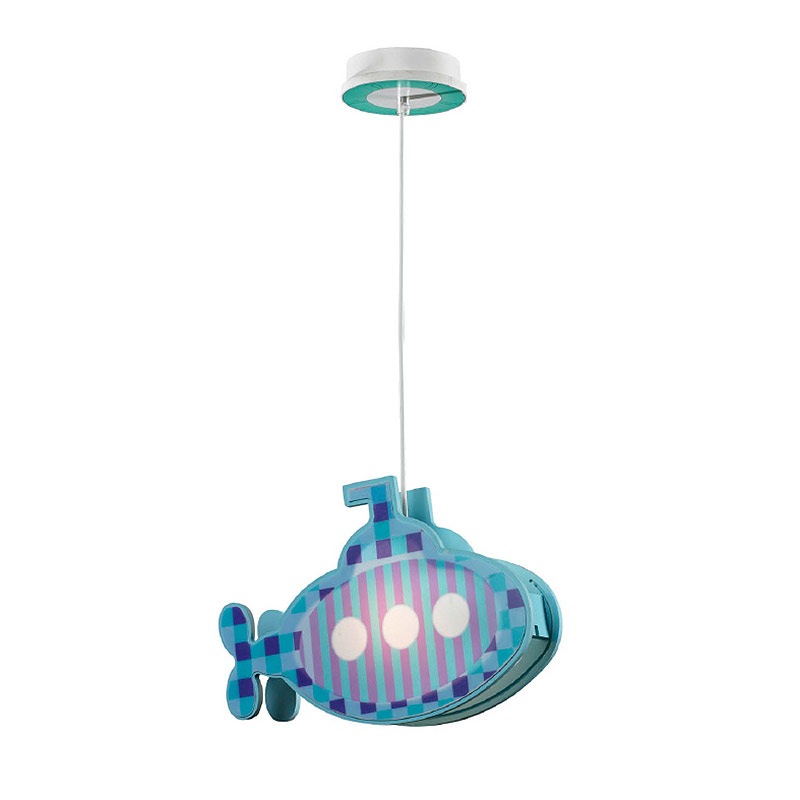 Παιδικό Φωτιστικό Οροφής Μονόφωτο Aca MD130171B Multi