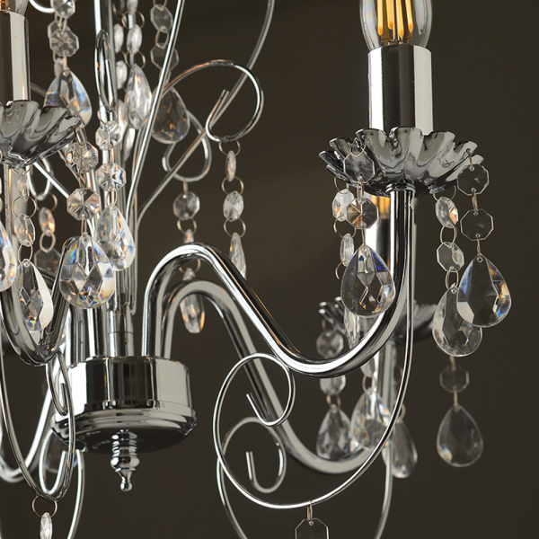 Πολυέλαιος Οροφής Aca Dumas SF63185 Chrome