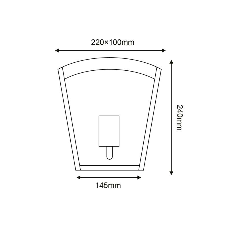 Απλίκα Εξωτερικού Χώρου Aca Celiav1Wwh White Home Φωτιστικά - Κήπου Spitishop