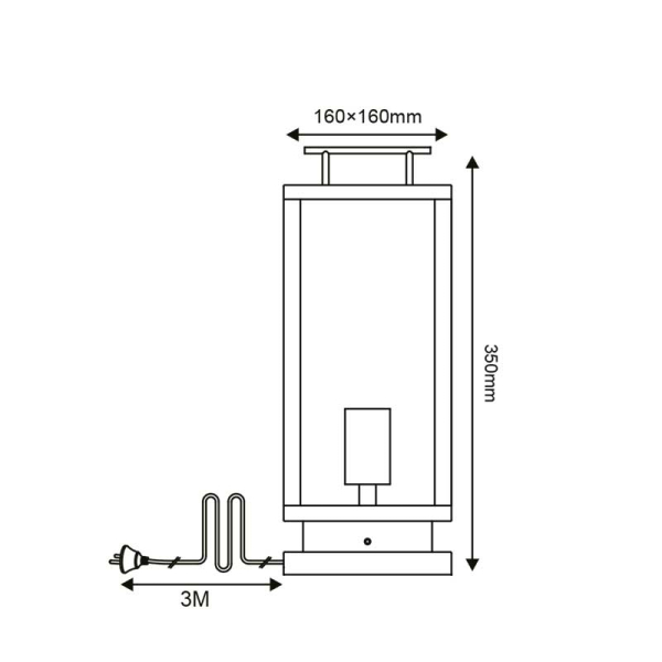 Φωτιστικό Δαπέδου Εξωτερικού Χώρου Aca CELIA1FPLBK Black