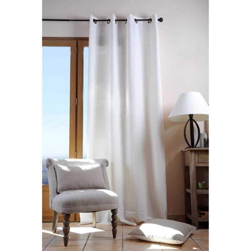 Κουρτίνα (135x240) Με Τρουκς S-F Duo Ecru R61490007