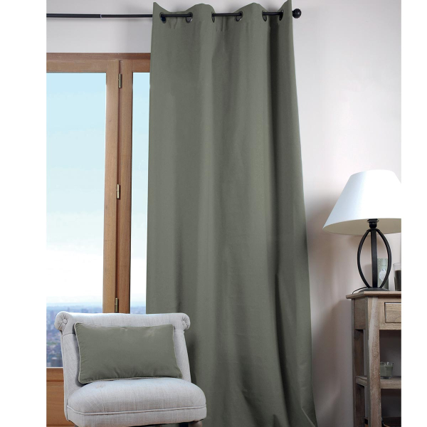 Κουρτίνα (135x240) Με Τρουκς S-F Duo Kaki R61490027