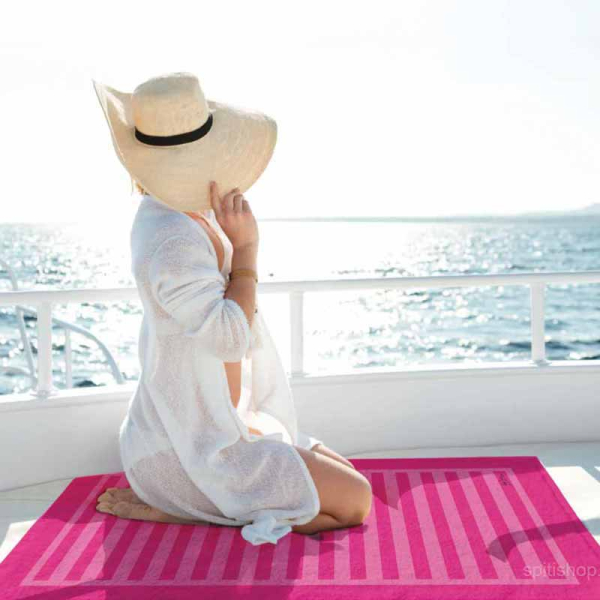 Πετσέτα Θαλάσσης Makis Tselios Beach Sun Pink