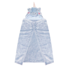 Κουβέρτα Fleece Με Κουκούλα (86×36) Makis Tselios Baby Monocer Blue