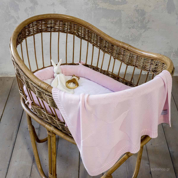 Κουβέρτα Αγκαλιάς + Προστατευτικό Μαξιλάρι (Σετ) Nima Baby Hoodoo Pink