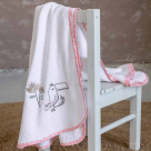 Κουβέρτα Πικέ Κούνιας (110×140) Nima Baby Toco Toucan