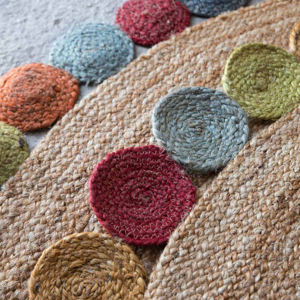 Στρογγυλό Χαλί Καλοκαιρινό (Φ150) Nima Carpets Jubi