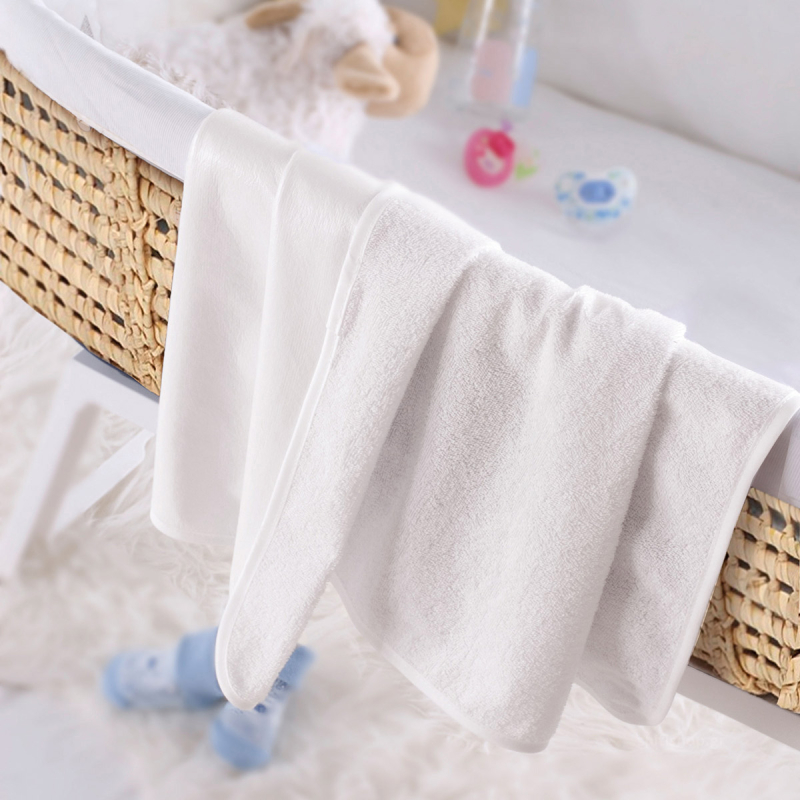 Βρεφικό Σελτεδάκι (50x80) Rythmos Terry+PU White