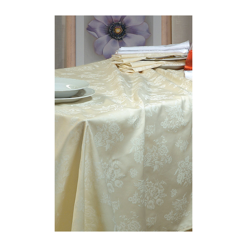 Τραπεζομάντηλο 12 Ατόμων (160x260) Rythmos Jasmine Ecru
