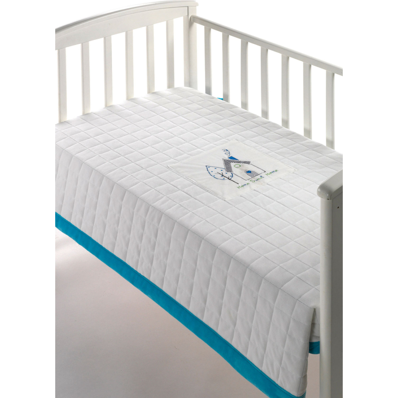 Κουβέρτα Βελουτέ Αγκαλιάς (80x110) Morven Peques 209 Τυρκουάζ