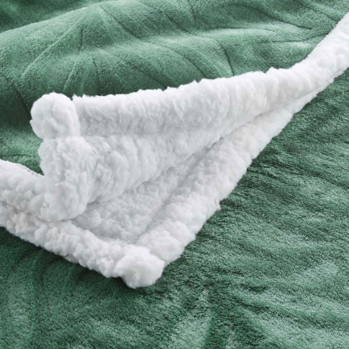 Κουβέρτα Καναπέ Fleece (125X150) L-C Allegra Vert 1609607 Home Λευκά Είδη Σαλονιού Κουβέρτες Spitishop