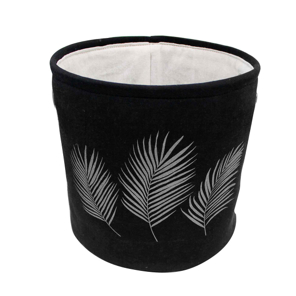 Καλάθι Αποθήκευσης (Φ27x26) L-C Orbella Noir/Argent 1801320