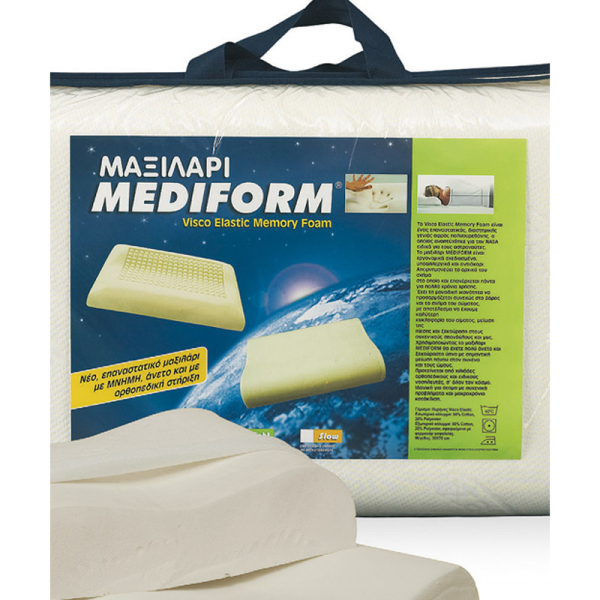 Μαξιλάρι Ύπνου Ανατομικό Μέτριο (50x70) Vesta Mediform Light Memory Foam