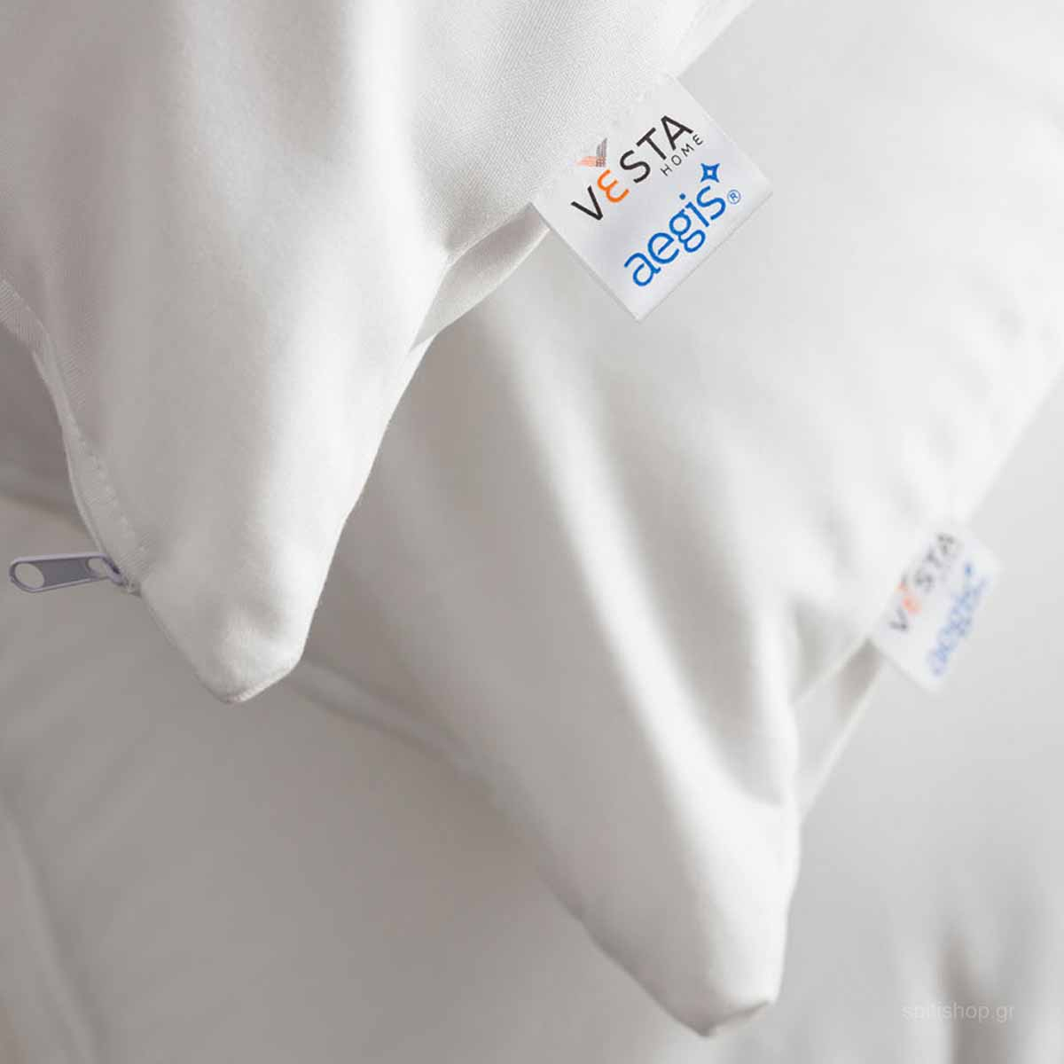 Ζεύγος Καλύμματα Μαξιλαριών Vesta Flegra Home Λευκά Είδη Κρεβατοκάμαρας Spitishop