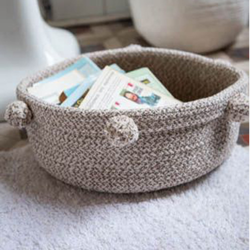 Καλάθι Αποθήκευσης (Φ30X12) Lorena Canals Tray Natural Home Οργάνωση & Αποθήκευση Βρεφικού - Παιδικού Spitishop