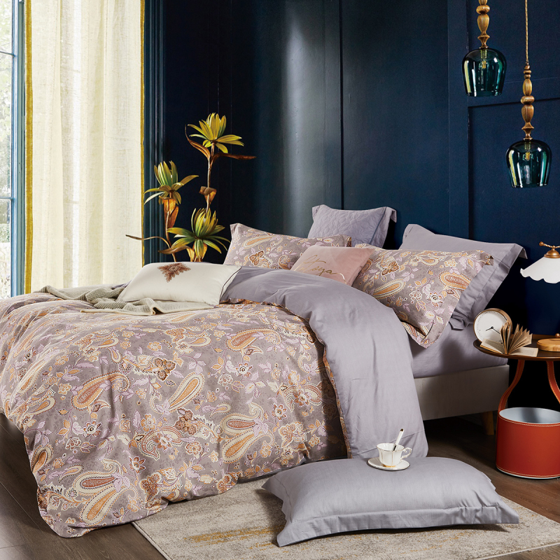 Σεντόνια Υπέρδιπλα (Σετ) Ravelia Sateen Arancia