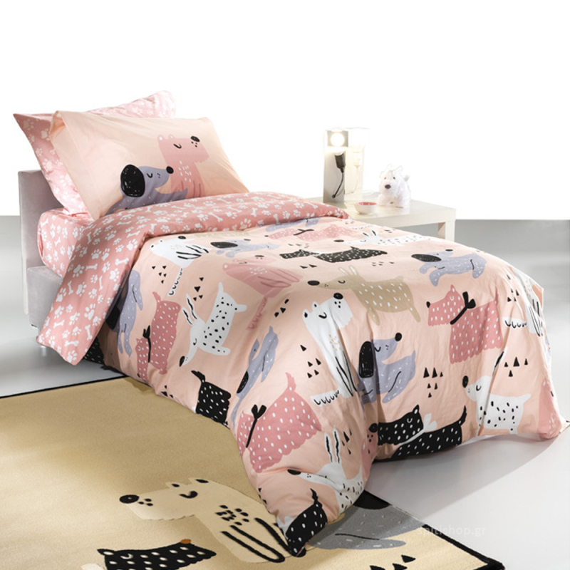 Σεντόνια Μονά (Σετ) Saint Clair Doggy Pink