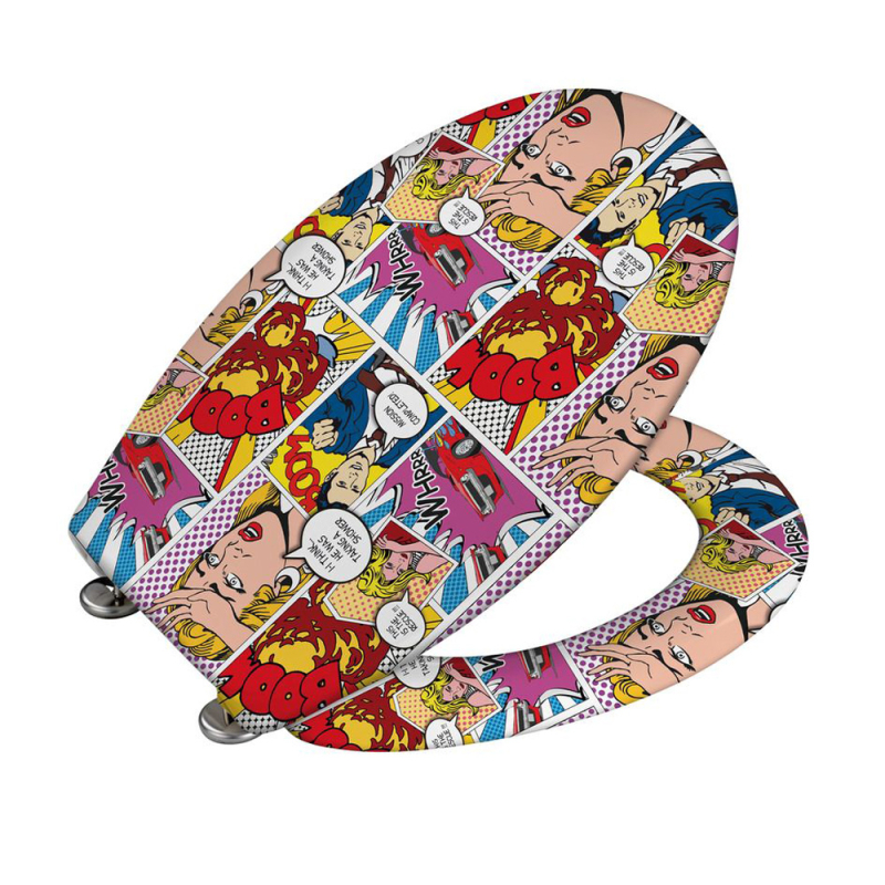 Καπάκι Λεκάνης (44.5x38) Wenko Pop Art 22797100