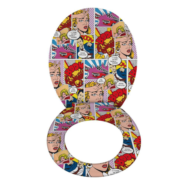 Καπάκι Λεκάνης (44.5x38) Wenko Pop Art 22797100