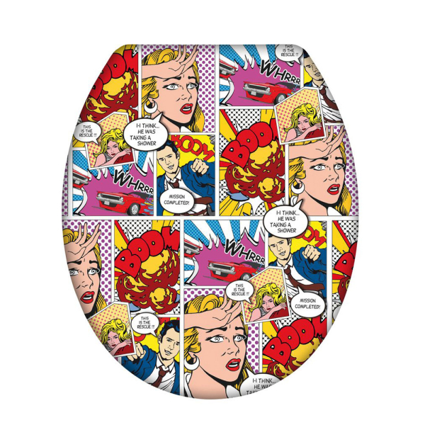 Καπάκι Λεκάνης (44.5x38) Wenko Pop Art 22797100