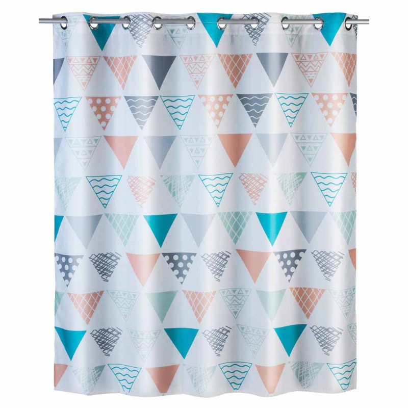 Κουρτίνα Μπάνιου Αντιμουχλική (180x200) Με Τρουκς Wenko Ethno Flex 2248110