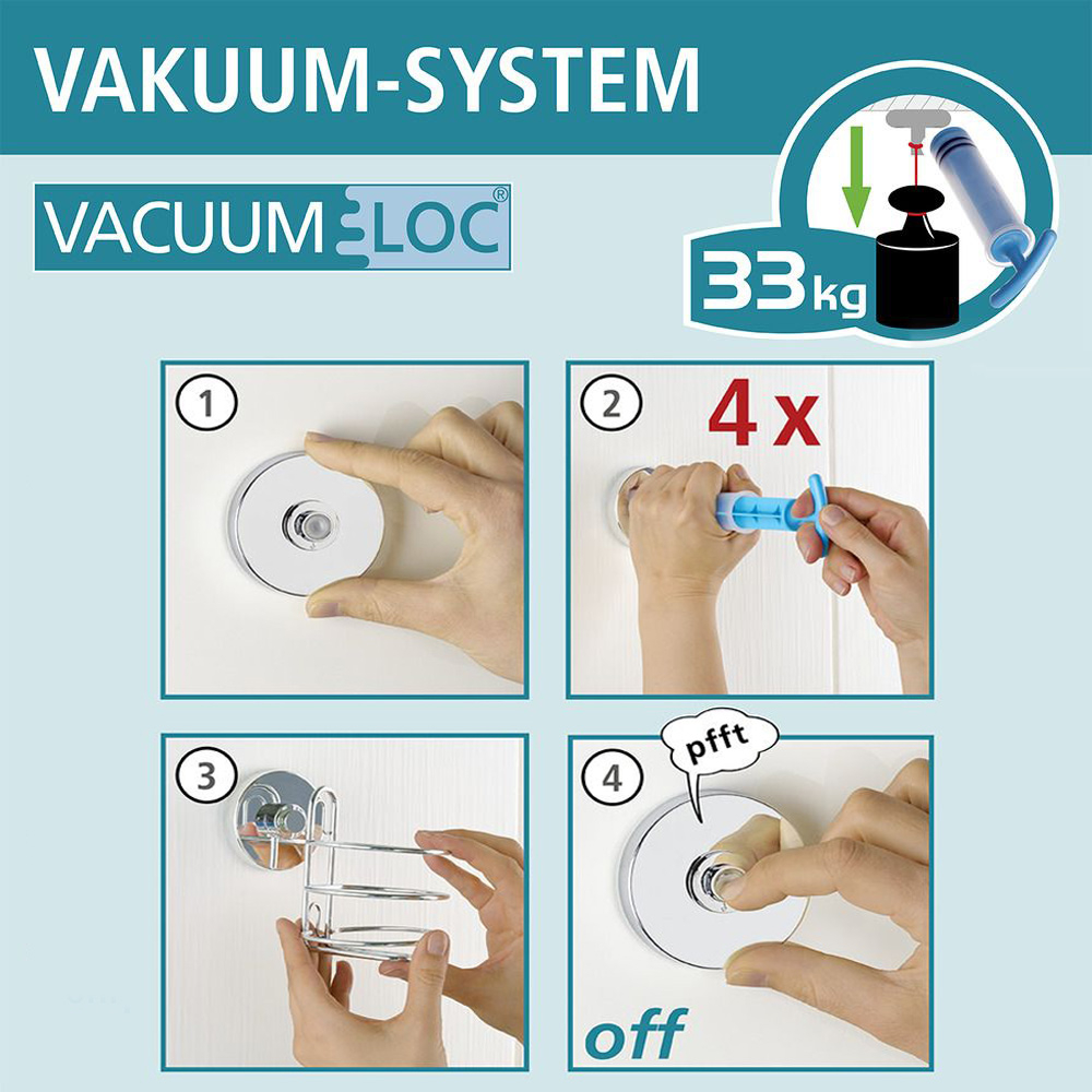 Κρεμαστράκια Βεντούζα (Σετ 2τμχ) Wenko 20900100 φωτογραφία