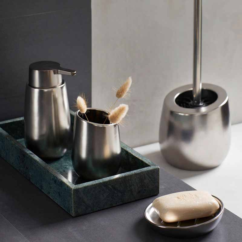 Dispenser Μπάνιου 320Ml Wenko Badi Chrome Matt 24138100 Home Μπάνιο Αξεσουάρ Spitishop