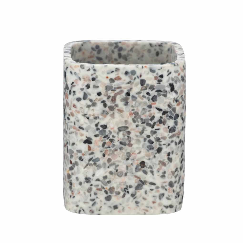Ποτηροθήκη Μπάνιου Wenko Terrazzo 24200100 Home Μπάνιο Αξεσουάρ Spitishop