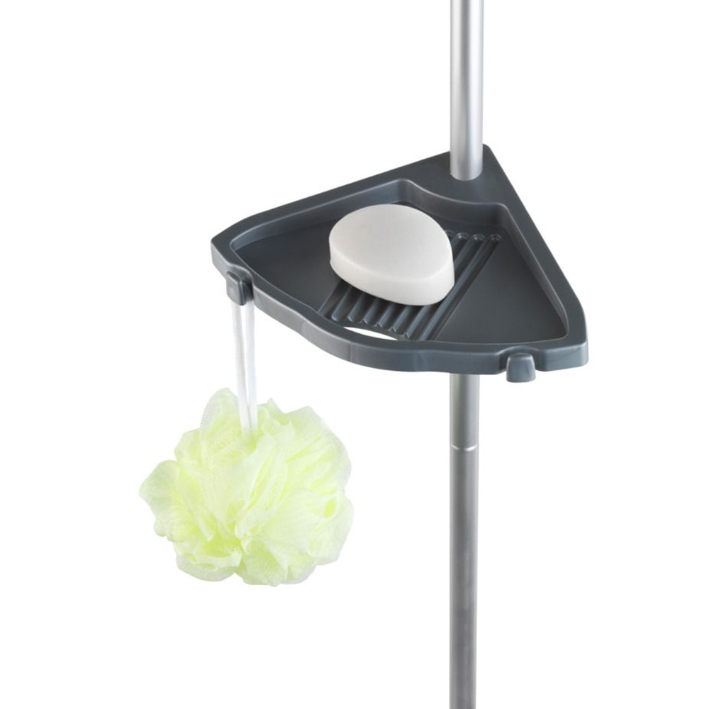 Γωνιακή Ραφιέρα Μπάνιου Τηλεσκοπική Wenko Easy Grey 3208011100 φωτογραφία