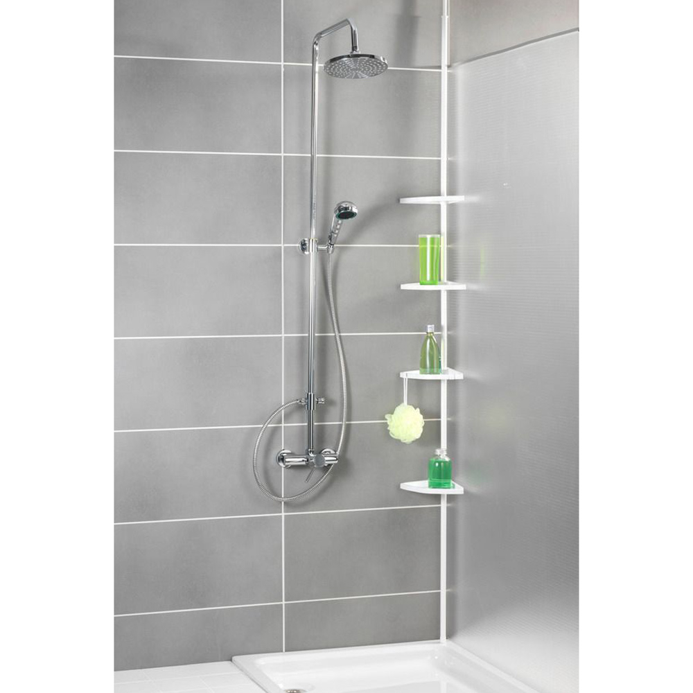 Γωνιακή Ραφιέρα Μπάνιου Τηλεσκοπική Wenko Easy White 3208010100 Home Οργάνωση & Αποθήκευση Ραφιέρες Εταζέρες Spitishop