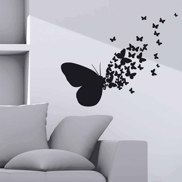 Αυτοκόλλητα Τοίχου Ango Butterflies Silhouettes 54110