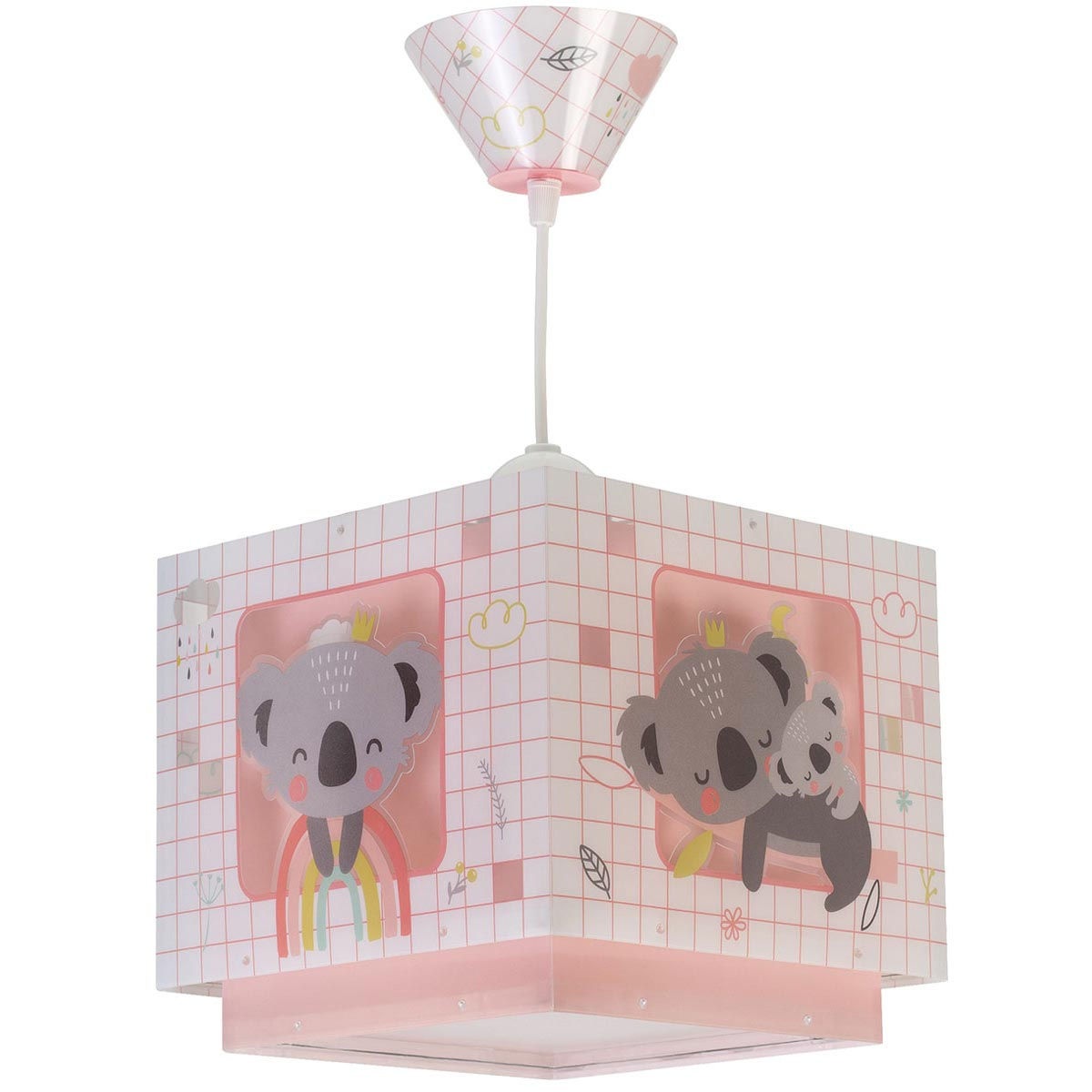 Παιδικό Φωτιστικό Οροφής Μονόφωτο Ango Koala Pink 63262 S 148929