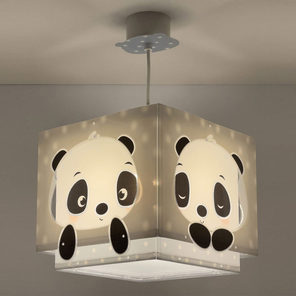 Παιδικό Φωτιστικό Οροφής Μονόφωτο Ango Panda Blue 63162 T