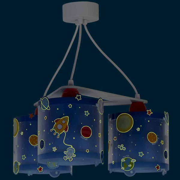 Παιδικό Φωτιστικό Οροφής Τρίφωτο Ango Planets 41344