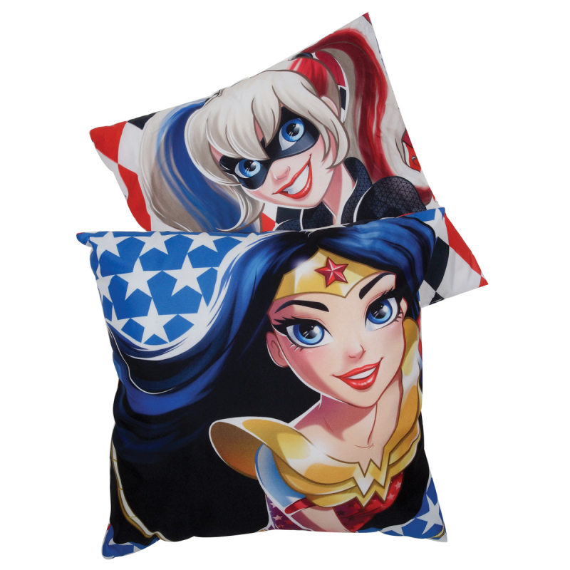 Διακοσμητικό Μαξιλάρι (40x40) 2 Όψεων Das Home Super Hero Girls 5504