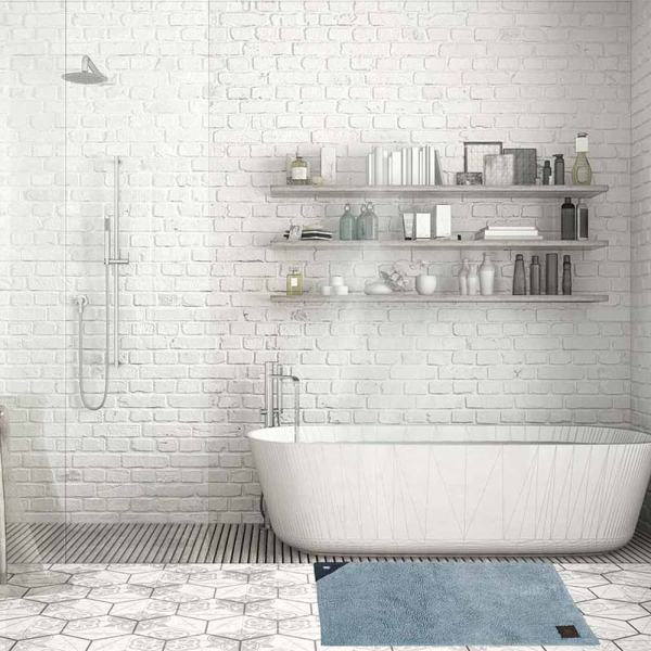 Πατάκι Μπάνιου (70x100) Greenwich Polo Club 2573 Ciel