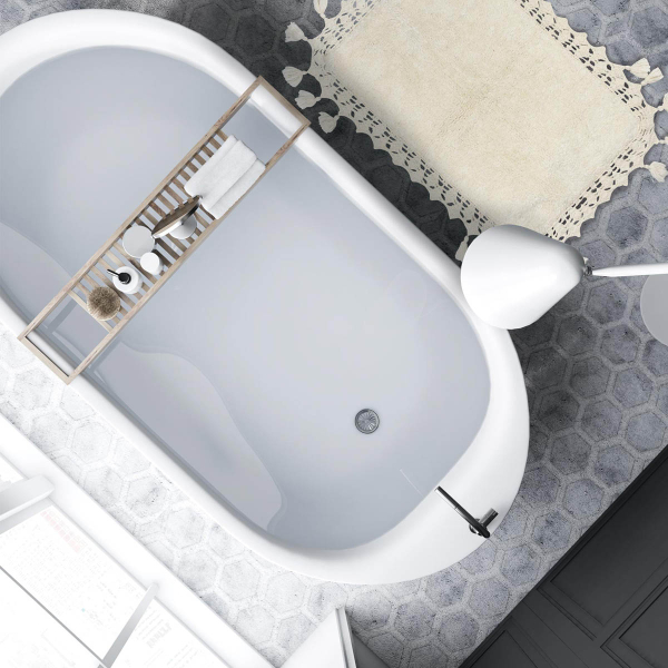 Πατάκι Μπάνιου (50x80) Das Home Bathmats 0566 Ecru