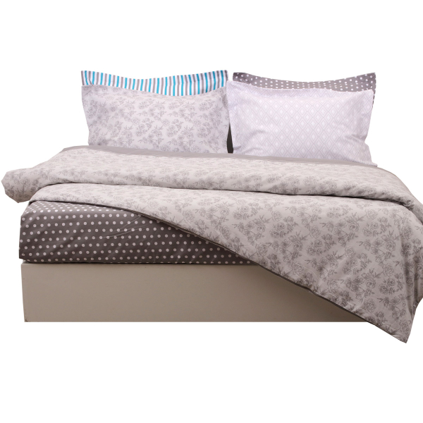 Σεντόνι King Size Επίπεδο (280x270) Anna Riska Mix & Match