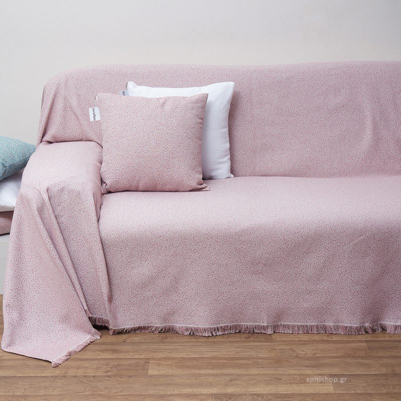 Ριχτάρι Καναπέ Τριθέσιου (180x280) Anna Riska Des 1554 Blush Pink