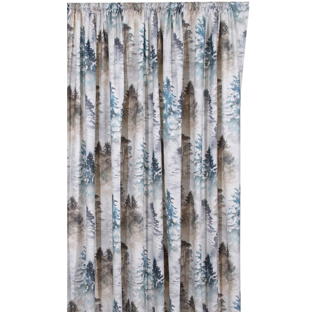 Κουρτίνα (140×270) Με Τρέσα Anna Riska Forest Lake Blue 178011
