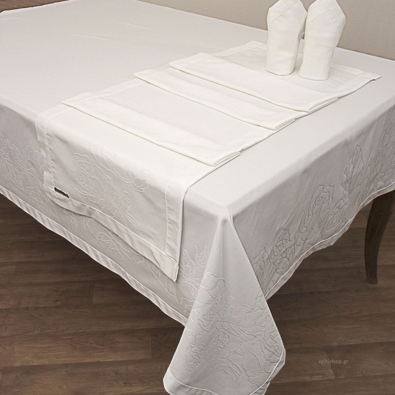 Τραπεζομάντηλο (165x320) Anna Riska 2410 White