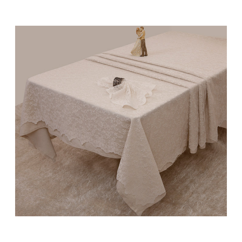 Τραβέρσες (Σετ 2τμχ) Anna Riska Des 2331 Ivory