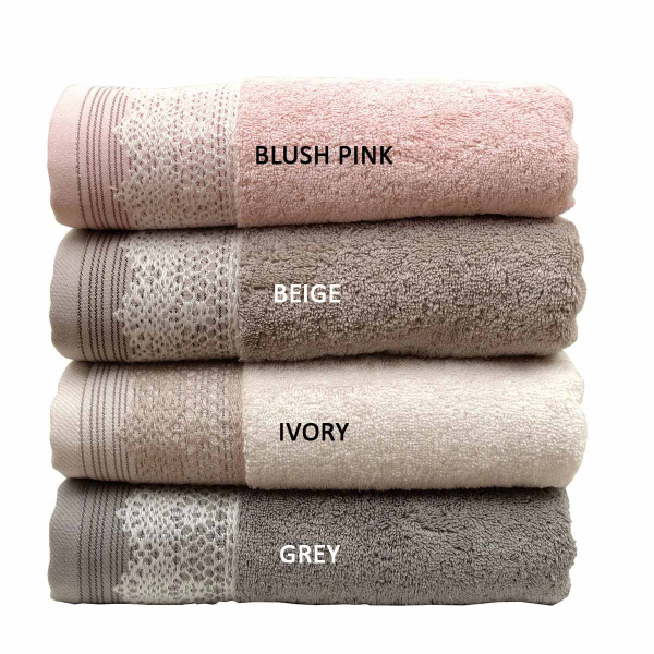 Πετσέτα Προσώπου (50x100) Anna Riska Karla 600gsm