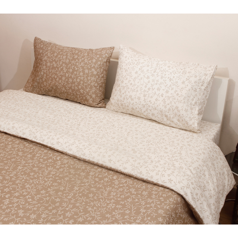 Φανελένια Σεντόνια Μονά (Σετ) Viopros 8630 Μπεζ