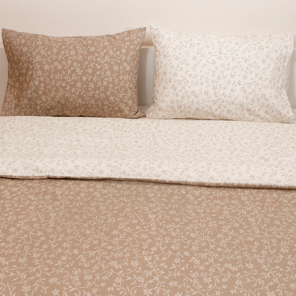 Φανελένια Σεντόνια Μονά (Σετ) Viopros 8630 Μπεζ