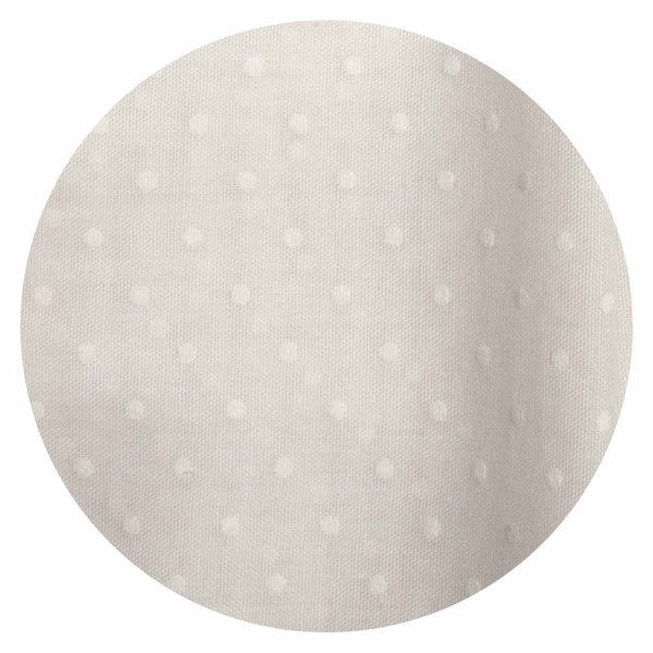 Παιδική Κουρτίνα (140x270) Με Τρέσα Viopros Κονφετί Γάζα Λευκό